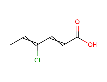 4-Chlorohexa-2,4-dienoic acid