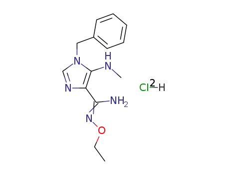 1-Benzyl-N'-ethoxy-5-(methylamino)-1H-imidazole-4-carboxamidine Dihydrochloride