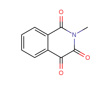 Molecular Structure of 21640-33-5 (2-METHYL-ISOQUINOLINE-1,3,4-TRIONE)