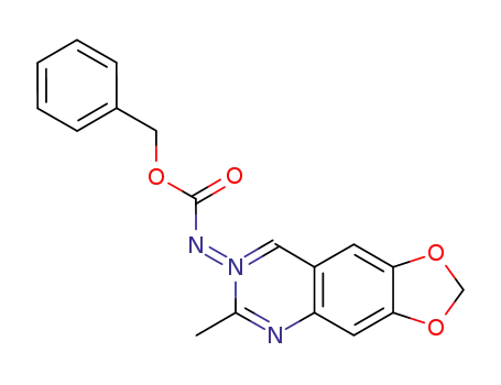 7-benzyloxycarbonylamino-6-methyl-[1,3]dioxolo[4,5-<i>g</i>]quinazolinium betaine