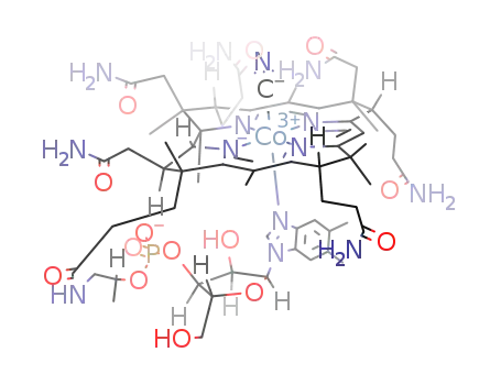 Molecular Structure of 32627-64-8 (Vitamin B12,(13&acirc;)- )