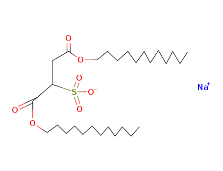 Butanedioic acid,2-sulfo-, 1,4-didodecyl ester, sodium salt (1:1)