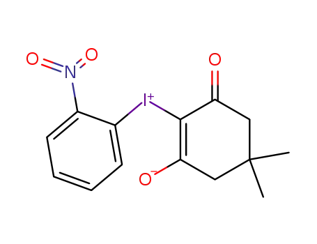 Molecular Structure of 33932-84-2 (2-<o-Nitro-phenyl-iodonio>-dimedon-betain)