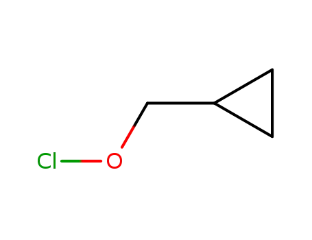Molecular Structure of 75637-38-6 (cyclopropylcarbinol hypochlorite)