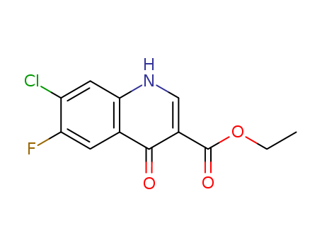 ethyl 7-chloro-6-fluoro-4-oxo-1,4-dihydroquinoline-3-carboxylate