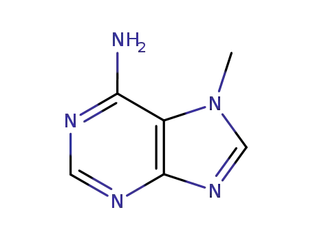 Molecular Structure of 935-69-3 (7-METHYLADENINE)