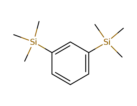 Molecular Structure of 34471-37-9 (1,3-Bis(trimethylsilyl)benzene)