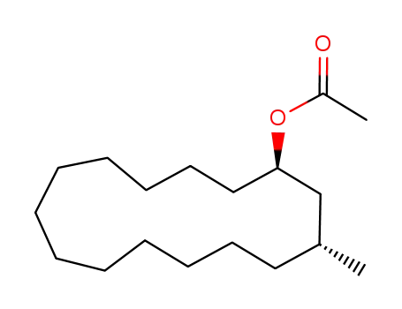 (1R,3R)-3-methylcyclopentadecyl acetate