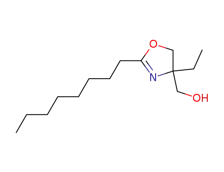 Molecular Structure of 24448-06-4 (4-ethyl-2-octyl-2-oxazoline-4-methanol)