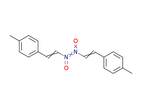 Bis-((E)-2-p-tolyl-vinyl)-diazene N,N'-dioxide