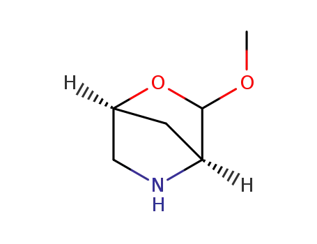 Molecular Structure of 1365659-14-8 ((1S,4S)-3-(R/S)-methoxy-2-oxa-5-aza-bicyclo[2.2.1]heptane)