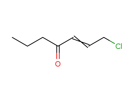 Molecular Structure of 61170-83-0 (2-Hepten-4-one, 1-chloro-)