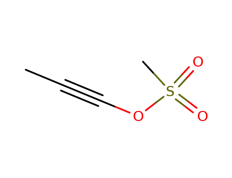 Molecular Structure of 105639-59-6 (1-Propyn-1-ol, methanesulfonate)