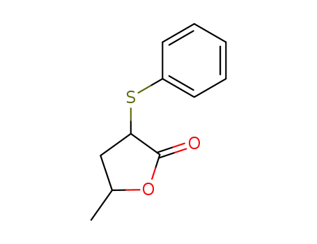 Molecular Structure of 53138-46-8 ((+/-)-cis,trans-4-methyl-2-phenylsulfanylbutyrolactone)