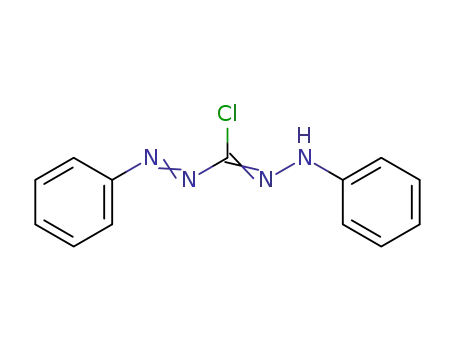 Molecular Structure of 4431-87-2 (N,N'-diphenyl-C-chloroformazan)