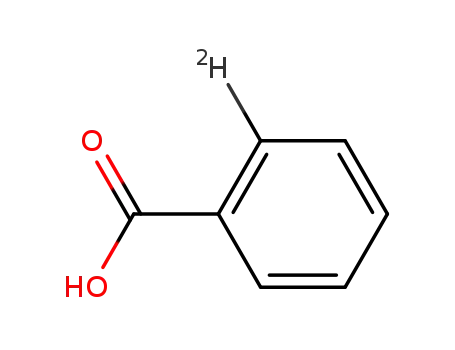 Molecular Structure of 4551-39-7 (2-deuteriobenzoic acid)