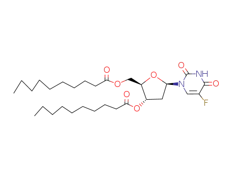 Molecular Structure of 7207-65-0 (3',5'-O-didecanoyl-floxuridine)