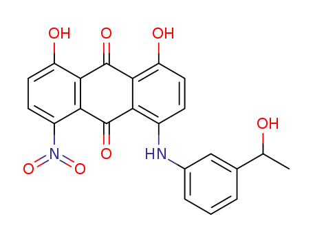 9,10-Anthracenedione,1,8-dihydroxy-4-[[3-(1-hydroxyethyl)phenyl]amino]-5-nitro-