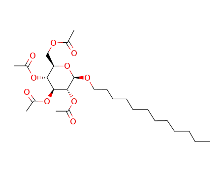 1-n-dodecyl 2,3,4,6-tetra-O-acetyl-β-D-glucopyranoside