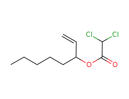 Molecular Structure of 937036-44-7 (1-pentyl-2-propenyl dichloroacetate)