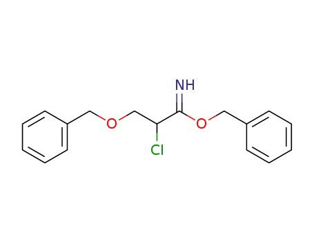benzyl 3-benzyloxy-2-chloropropanimidate