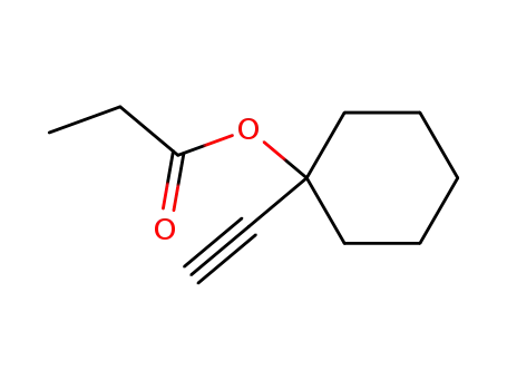 Molecular Structure of 5445-76-1 (1-vinylcyclohexyl propionate)