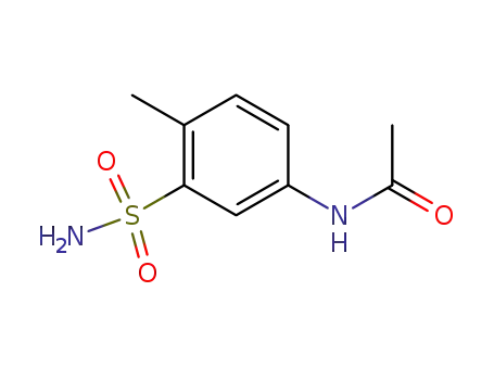 Molecular Structure of 200266-64-4 (4-acetylamino-toluene-2-sulfonic acid amide)