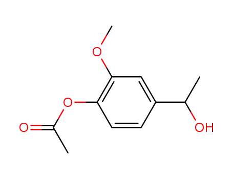 acetic acid 4-(1-hydroxy-ethyl)-2-methoxy-phenyl ester