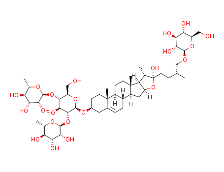 Protodioscin; 26-O-beta-D-Glycopyranosyl-22-hydroxyfurost-5-ene-3beta,26-diol-3-O-beta-diglucorhamnoside