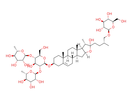 Molecular Structure of 55056-80-9 (Protodioscin)
