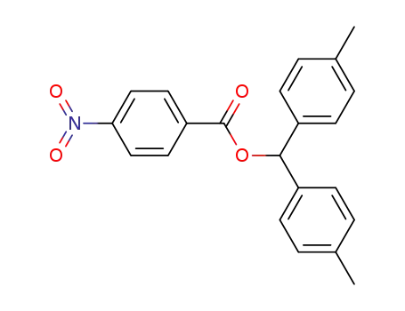 Molecular Structure of 73689-62-0 (Di(p-tolyl)methyl-p-nitrobenzoat)