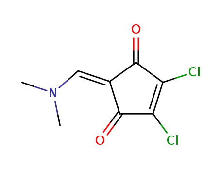 4-Cyclopentene-1,3-dione, 4,5-dichloro-2-[(dimethylamino)methylene]-