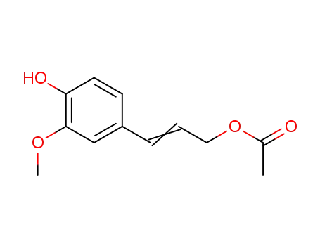 Molecular Structure of 79440-81-6 (Phenol, 4-[3-(acetyloxy)-1-propenyl]-2-methoxy-)