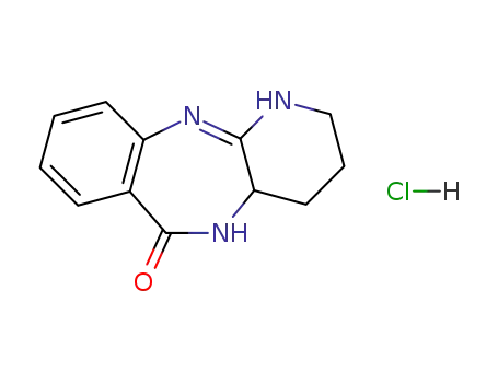 2,3,4,4a,5,11-hexahydro-6H-pyrido<2,3-b><1,4>benzodiazepin-6-one hydrochloride
