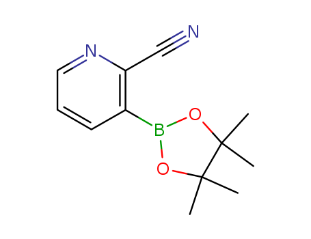 3-(4,4,5,5-Tetramethyl-1,3,2-dioxaborolan-2-yl)picolinonitrile