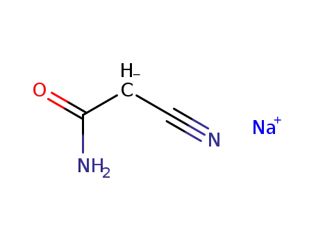 Molecular Structure of 41808-21-3 (sodium salt of α-cyanoacetamide)