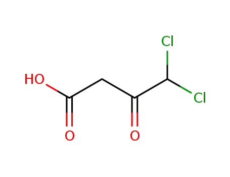 Molecular Structure of 58657-58-2 (4,4-dichloro-3-oxo-butyric acid)