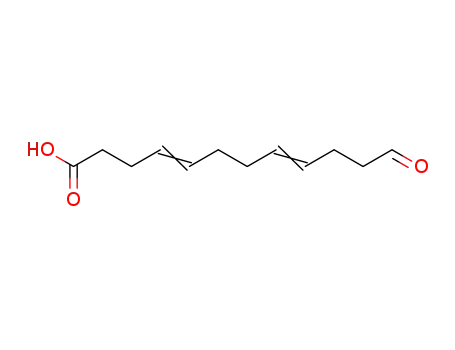 Molecular Structure of 55348-86-2 (11-formylundeca-4,8-dienoic acid)