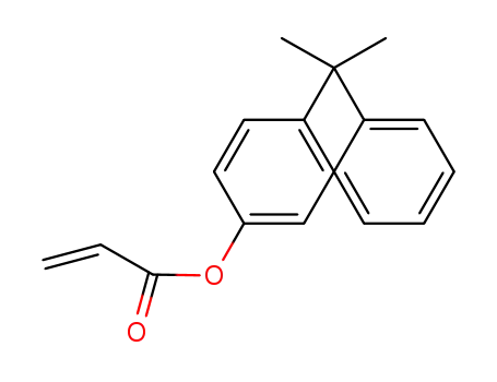 Molecular Structure of 54449-74-0 (4-(1-methyl-1-phenylethyl)phenyl acrylate)