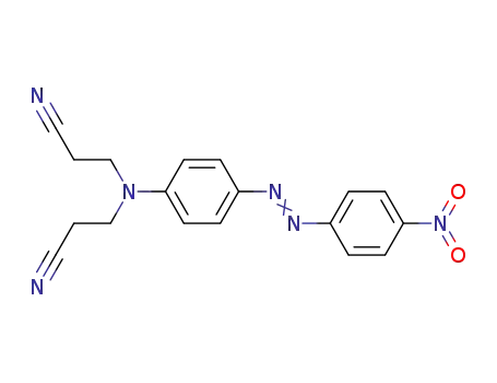 Molecular Structure of 4234-72-4 (3,3'-[[4-[(4-nitrophenyl)azo]phenyl]imino]bispropiononitrile)