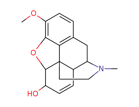 Molecular Structure of 64520-25-8 (d-Codeine)