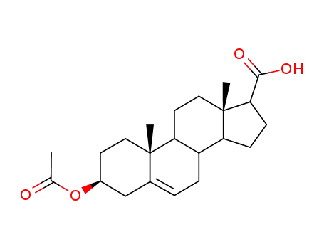 Molecular Structure of 51424-66-9 (3-BETA-ACETOXY-5-ETIOCHOLENIC ACID)