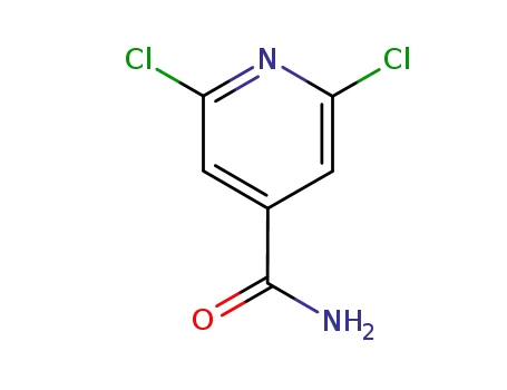 Molecular Structure of 89281-13-0 (2,6-Dichloroisonicotinamide)