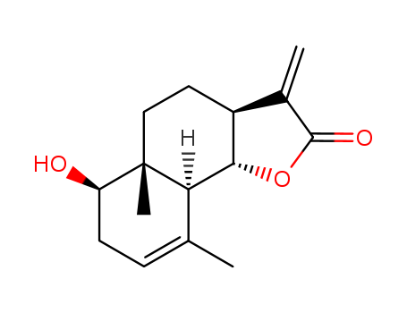 Naphtho[1,2-b]furan-2(3H)-one,3a,4,5,5a,6,7,9a,9b-octahydro-6-hydroxy-5a,9-dimethyl-3-methylene-,(3aS,5aR,6R,9aS,9bS)-