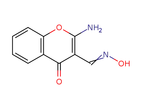 4H-1-Benzopyran-3-carboxaldehyde, 2-amino-4-oxo-, 3-oxime