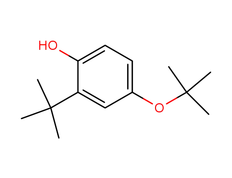 Molecular Structure of 2467-52-9 (2-t-Butyl-4-t-butoxyphenol)