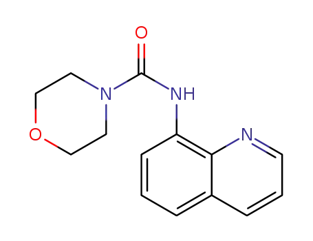 Molecular Structure of 712301-68-3 (4-Morpholinecarboxamide,N-8-quinolinyl-(9CI))