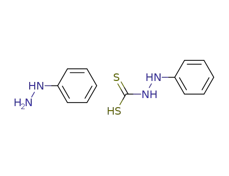 Molecular Structure of 22027-16-3 (phenylhydrazinium-phenyldithiocarbazate)