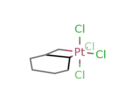 Molecular Structure of 108296-73-7 (C<sub>7</sub>H<sub>12</sub>Pt(Cl)4)