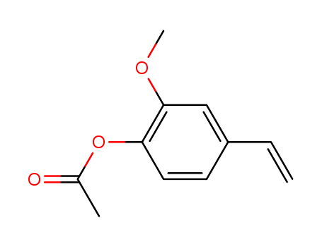 2-Methoxy-4-vinylphenyl acetate Cas no.46316-15-8  98%